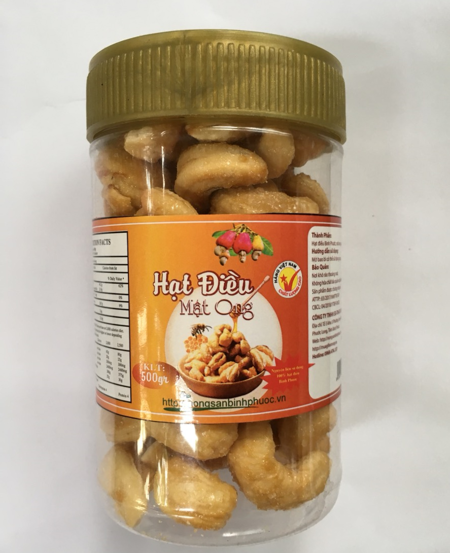 Hạt điều mật ong 250gr