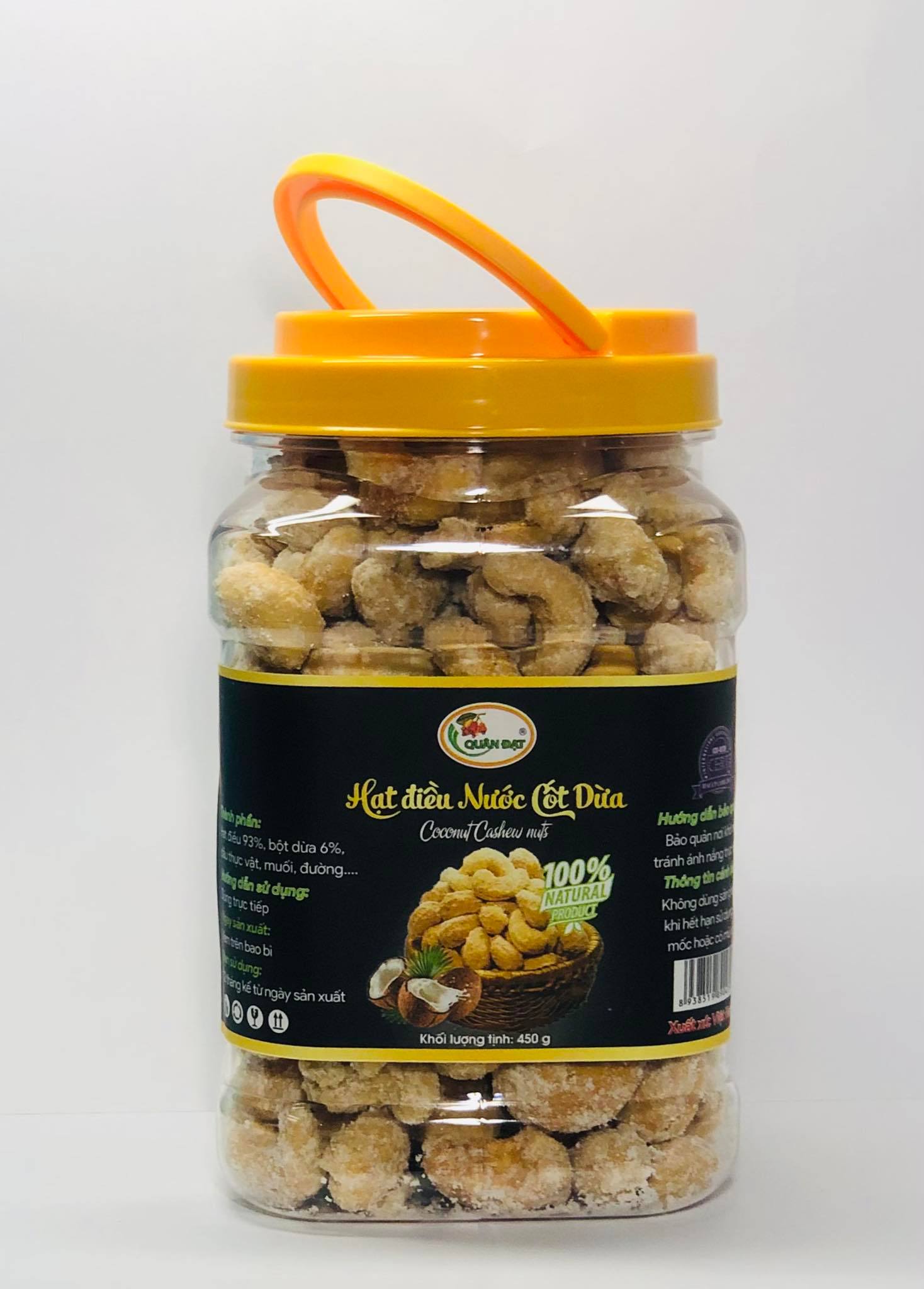 Hạt điều bọc dừa Net 450gr 